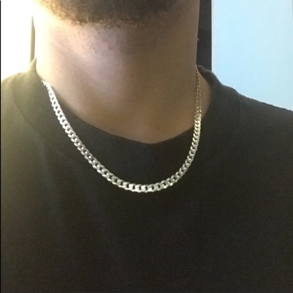 Solid Sterling Silver Chain - Picture 4 of 6